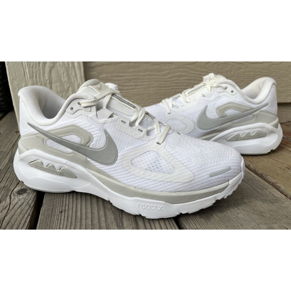Nike Structure Plus Women’s 8.5 Running Shoes HQ3049-100 - White/Photon Dust